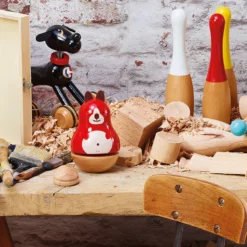 Boîte à musique en bois Boizoos, Lucien le chien