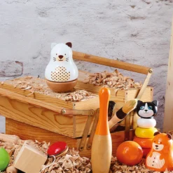 Boîte à musique en bois Boizoos, Mariette la minette