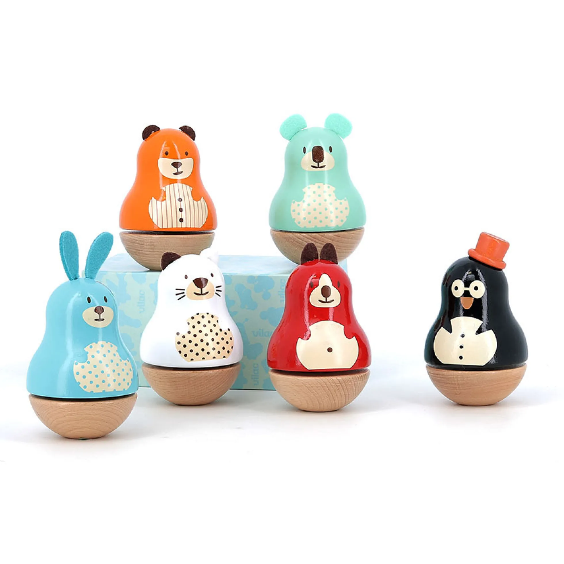 Boîte à musique en bois Boizoos, Raoul le lapin