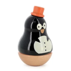 Boîte à musique en bois Boizoos, René le pingouin