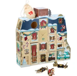 Calendrier de l’avent en bois, Maison à remplir
