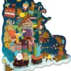 Calendrier de l’avent, Puzzle magnétique de Noël
