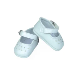 Chaussures blanches pour poupée 27 cm