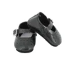 Chaussures à bride coloris noir pour poupée MINOUCHE taille 34 cm