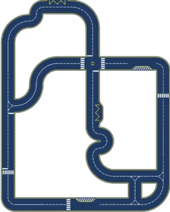 Circuit réversible en carton, Vilacity