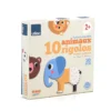 Coffret de magnets en bois, 10 animaux rigolos - Ingela P.Arrhenius