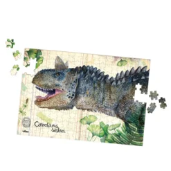 Coffret de 3 puzzles dinosaures avec posters