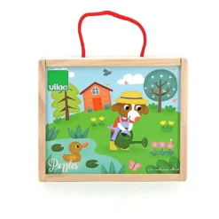 Coffret de 4 puzzles en bois, Les 4 saisons - Mélusine Allirol