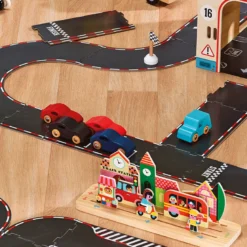 Coffret de 4 voitures en bois Super cars, Vilacity