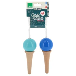 Corde à sauter glace bi-goût bleue