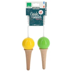 Corde à sauter glace bi-goût jaune