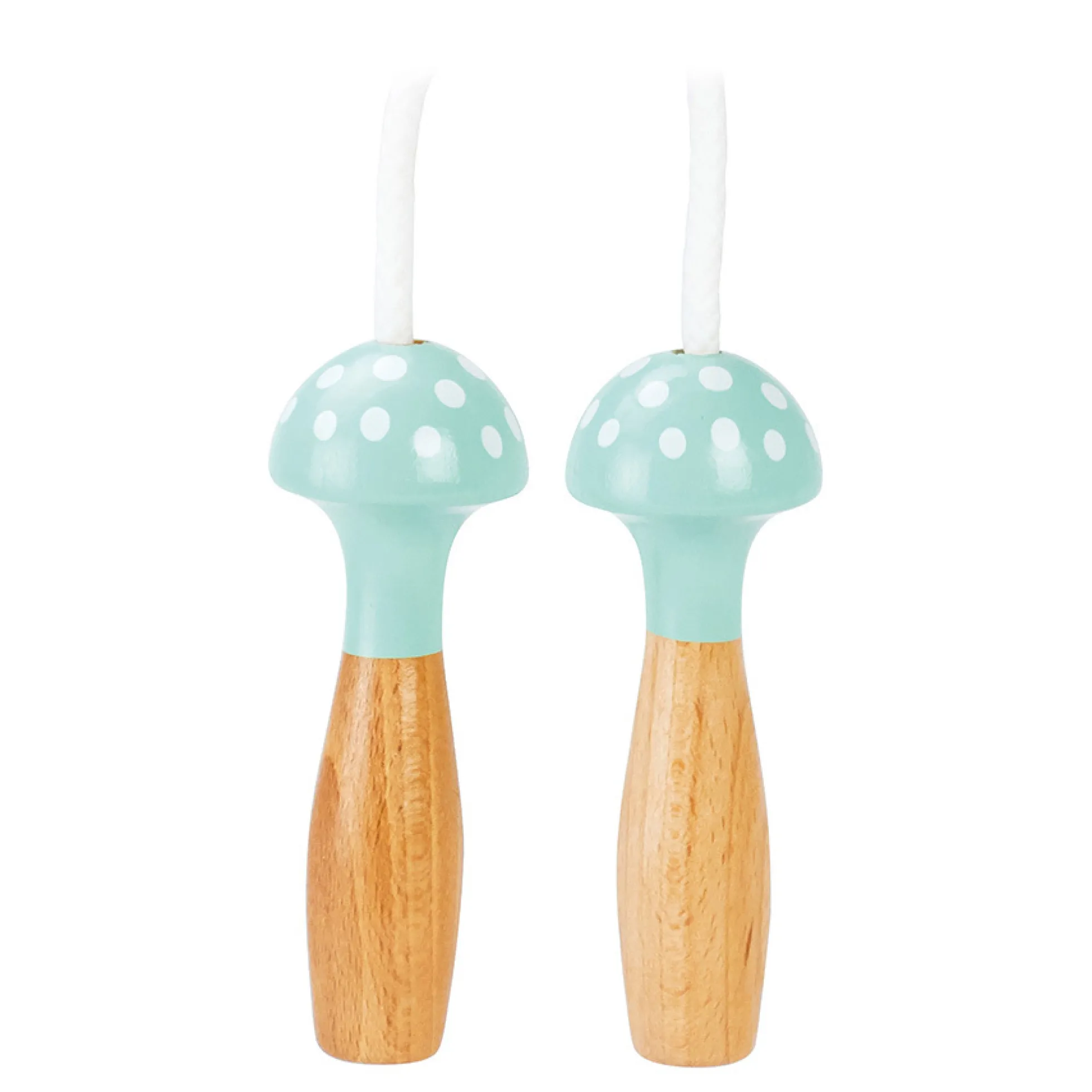 Corde à sauter mint bicolore à pois
