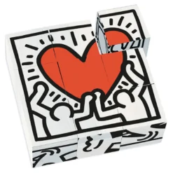 Cubes en bois - Keith Haring