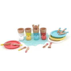 Dinette repas en bois