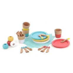 Dinette repas en bois