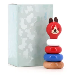 Empilable en bois Boizoos, Lucien le chien