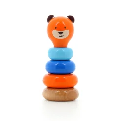 Empilable en bois Boizoos, Marcel l’ourson