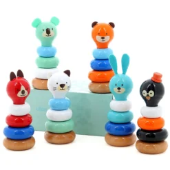 Empilable en bois Boizoos, Mariette la minette