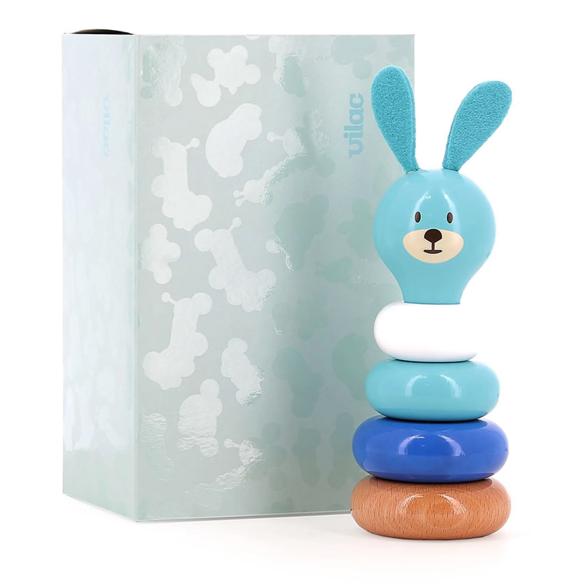 Empilable en bois Boizoos, Raoul le lapin