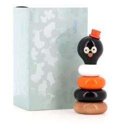 Empilable en bois Boizoos, René le pingouin