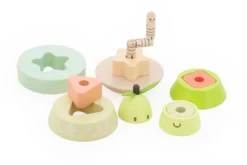 Empilable surprise Poire en bois – Jouet d’éveil