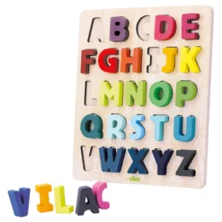 Encastrement en bois Alphabet, Sous la Canopée