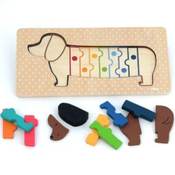 Encastrement en bois, Chien - Andy Westface