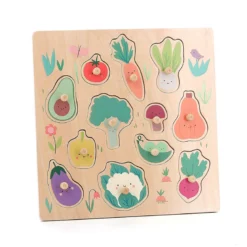 Encastrement en bois, Les légumes du jardin - Sarah Betz
