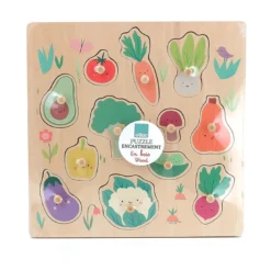 Encastrement en bois, Les légumes du jardin - Sarah Betz