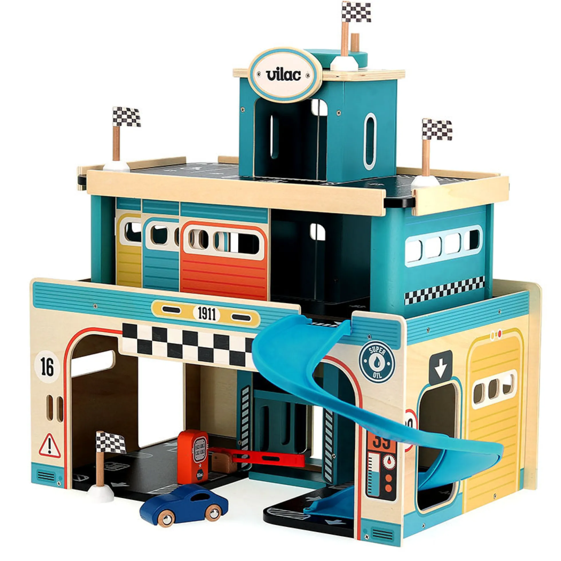Garage en bois vintage, Vilacity