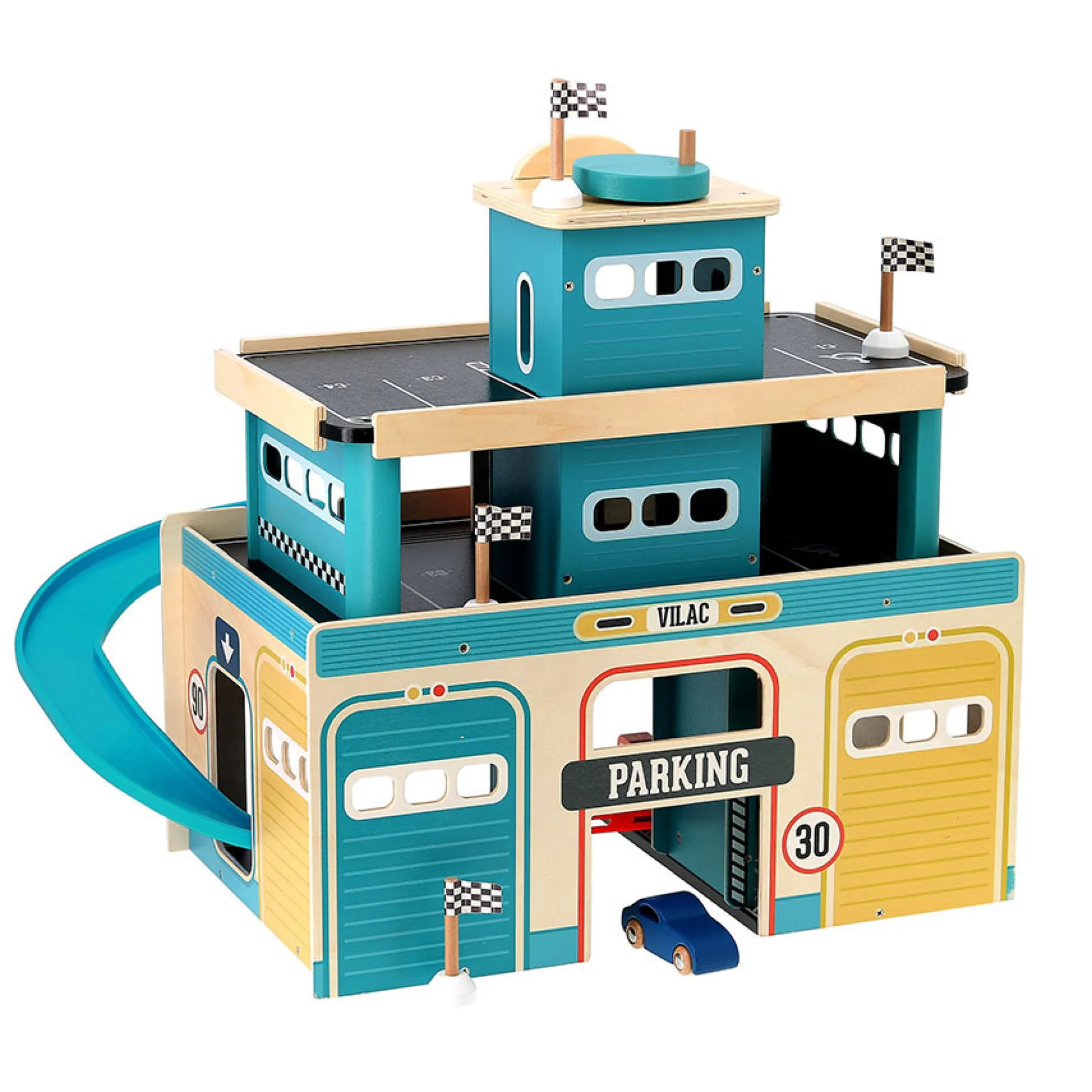 Garage en bois vintage, Vilacity