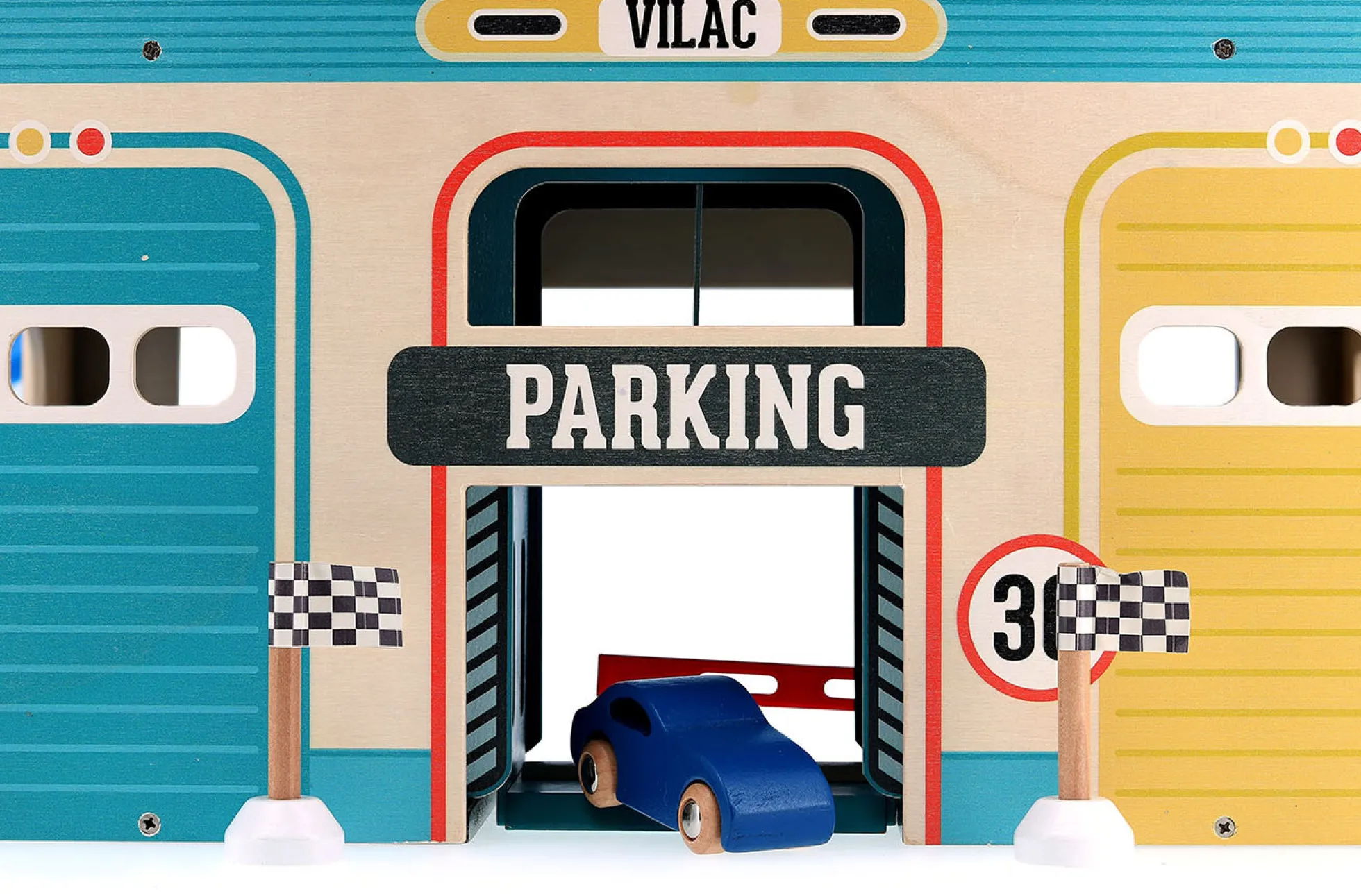 Garage en bois vintage, Vilacity
