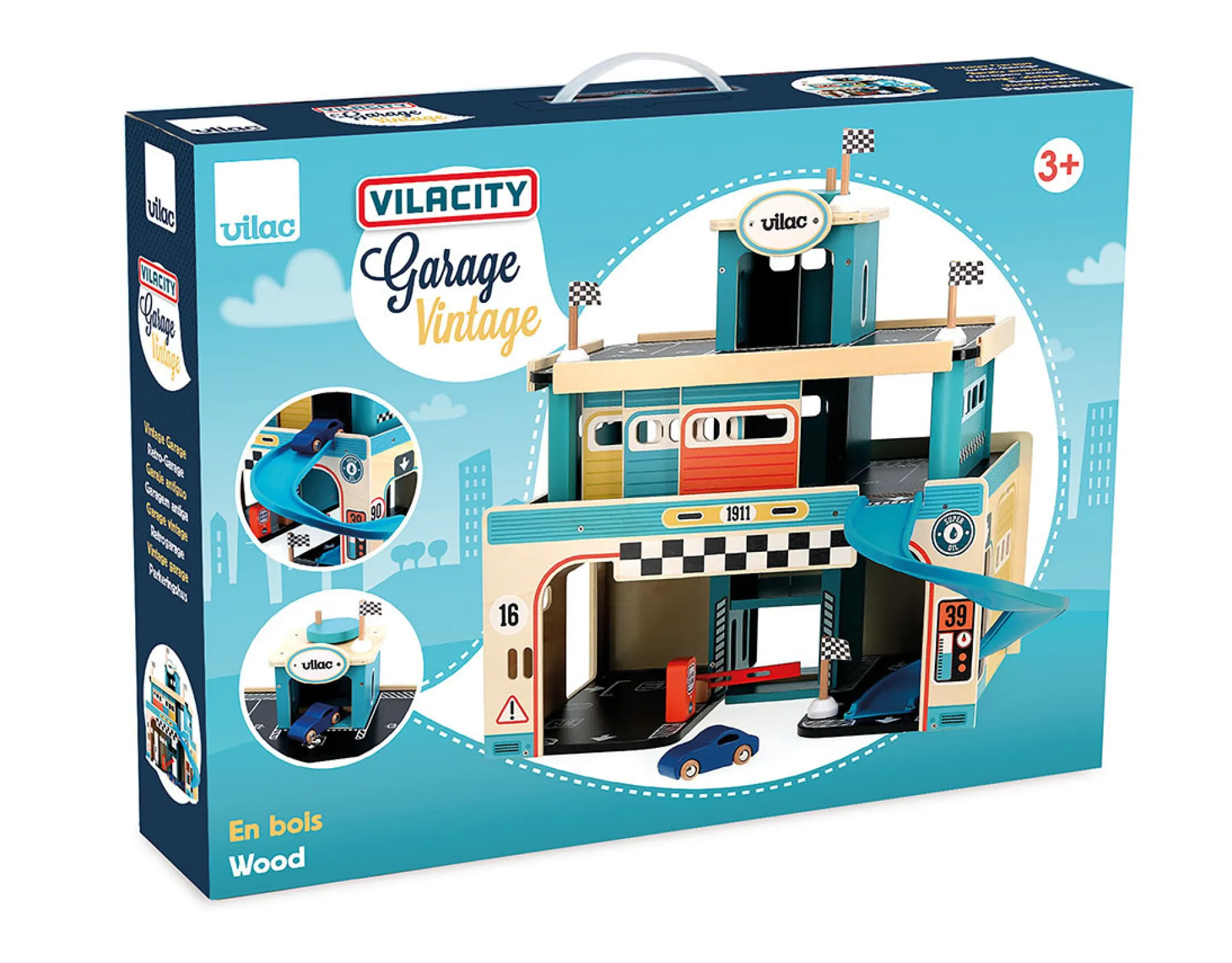 Garage en bois vintage, Vilacity