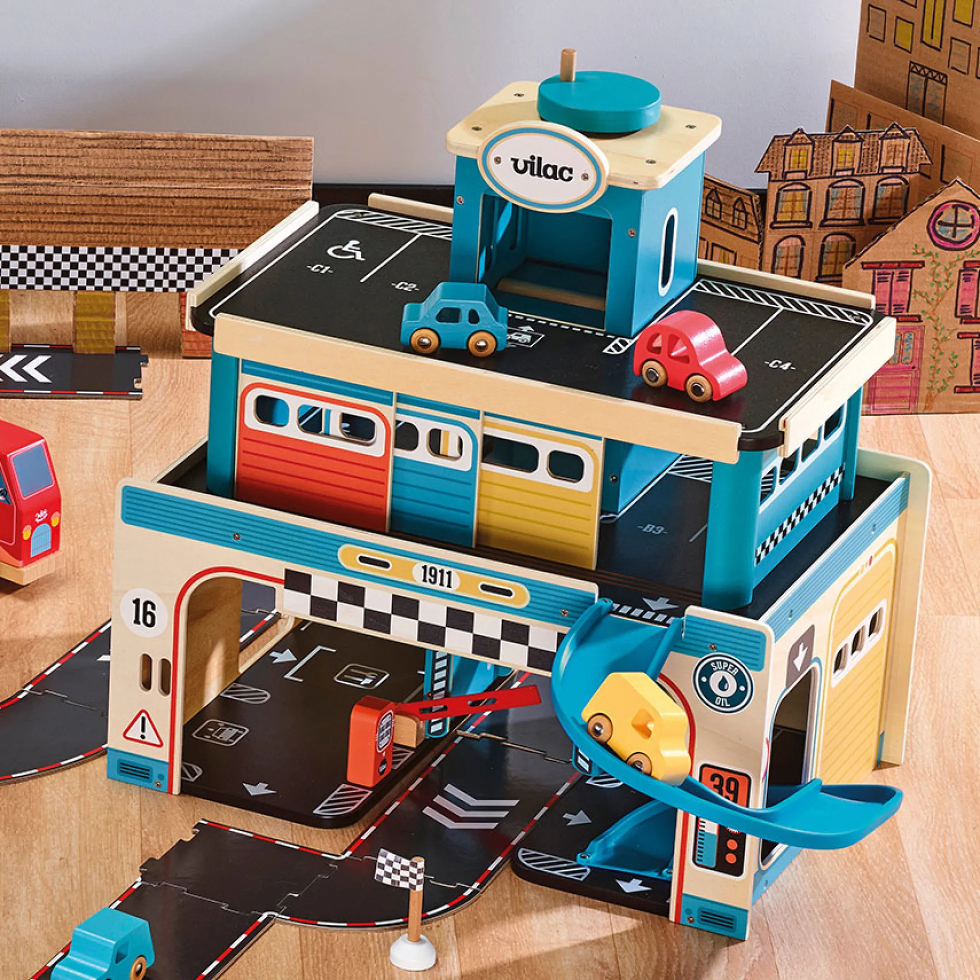 Garage en bois vintage, Vilacity