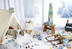 Hochet en bois Boizoos, Mariette la minette