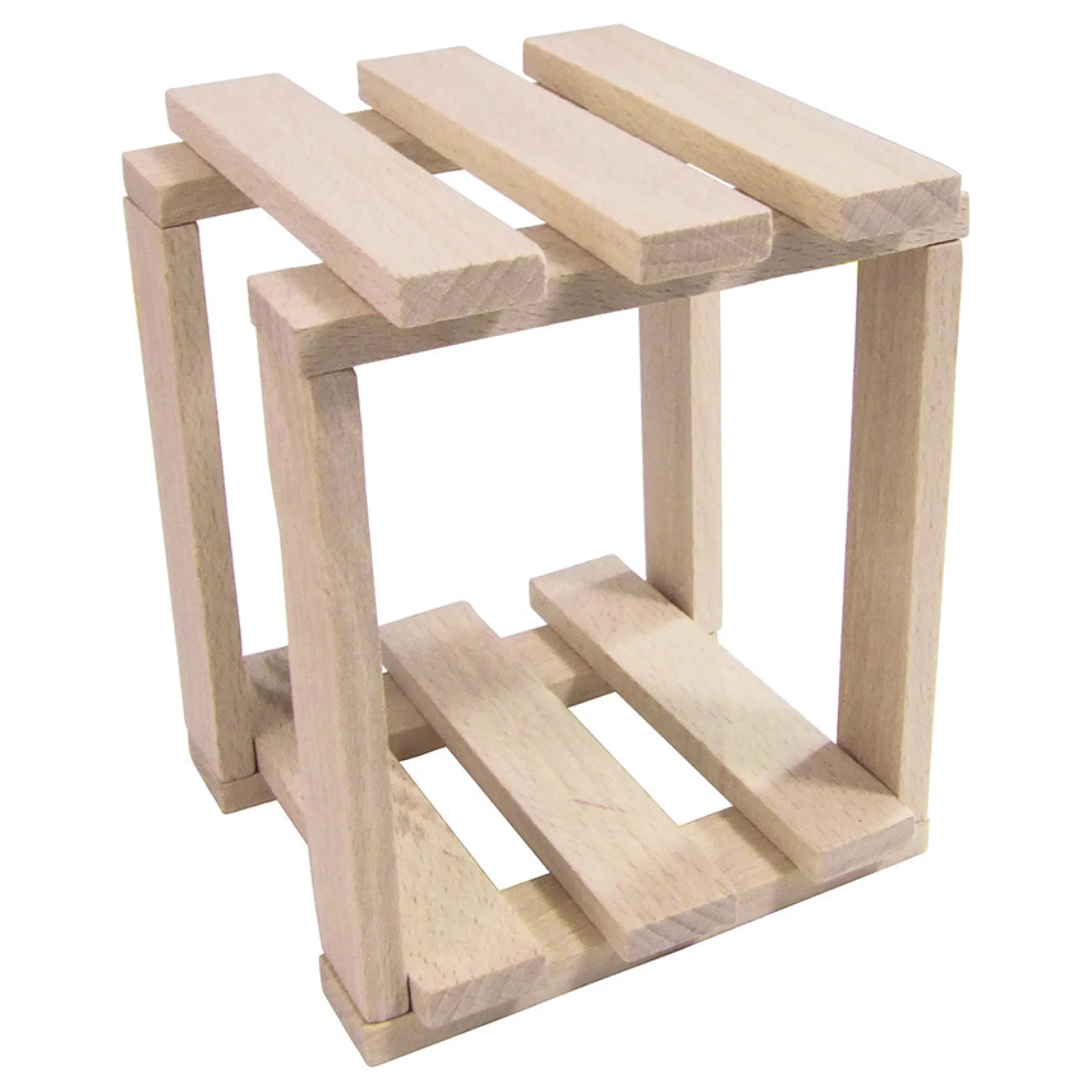Jeu de construction en bois, Batibloc Classic 100 planchettes