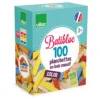 Jeu de construction en bois, Batibloc Color 100 planchettes