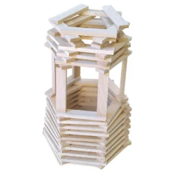 Jeu de construction en bois, Batibloc Classic 200 planchettes