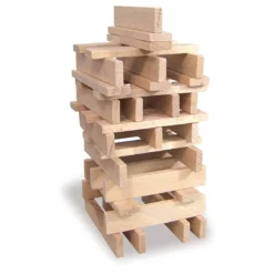 Jeu de construction en bois, Batibloc Classic 200 planchettes