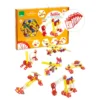 Jeu de construction en bois, coffret Batibloc