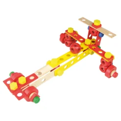 Jeu de construction en bois, coffret Batibloc