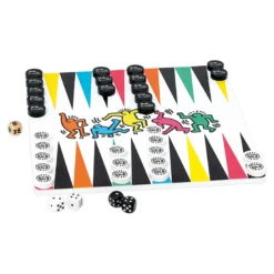 Jeu de dames / backgammon - Keith Haring