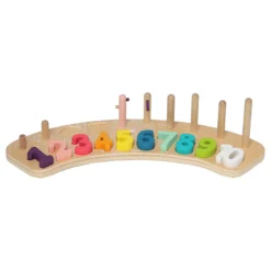 Jeu de numération en bois, 1-2-3 Sous la Canopée