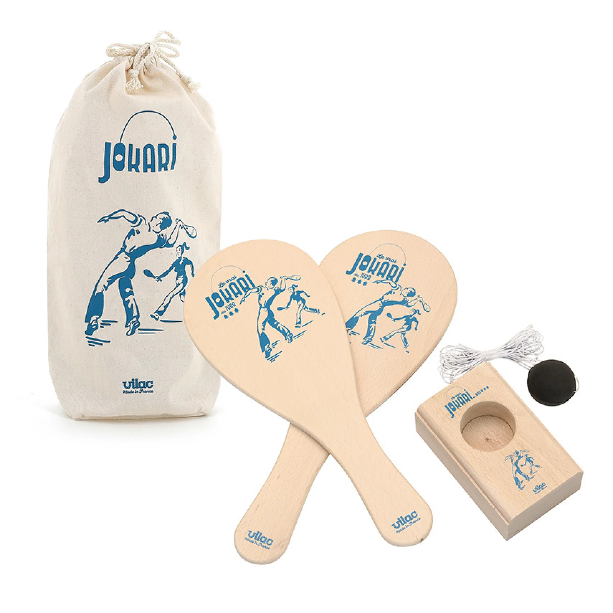 Jokari classique hêtre massif en sac