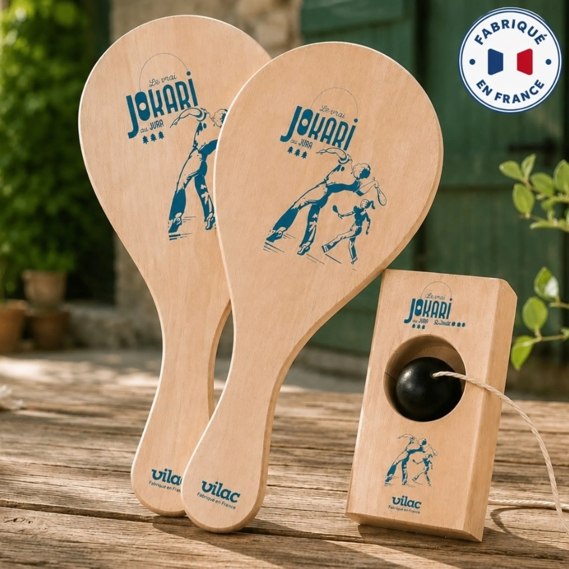 Jokari classique hêtre massif en sac