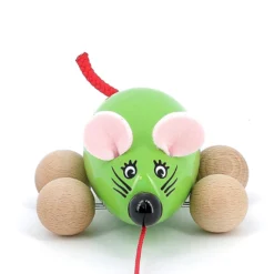 Jouet à tirer, Lisa la souris verte