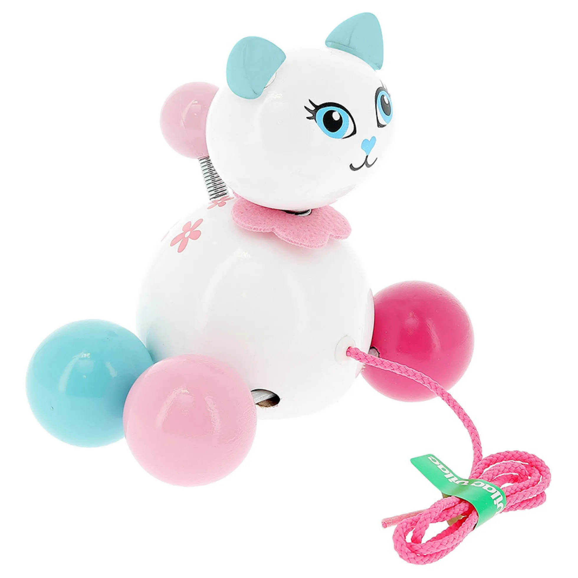 Jouet à tirer, Minette la chatte