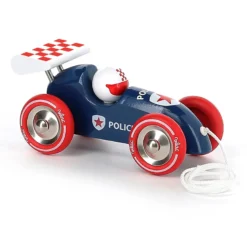 Jouet à tirer, Voiture de course - Police
