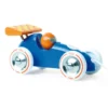 Jouet à tirer, Voiture de course - Bleu-orange