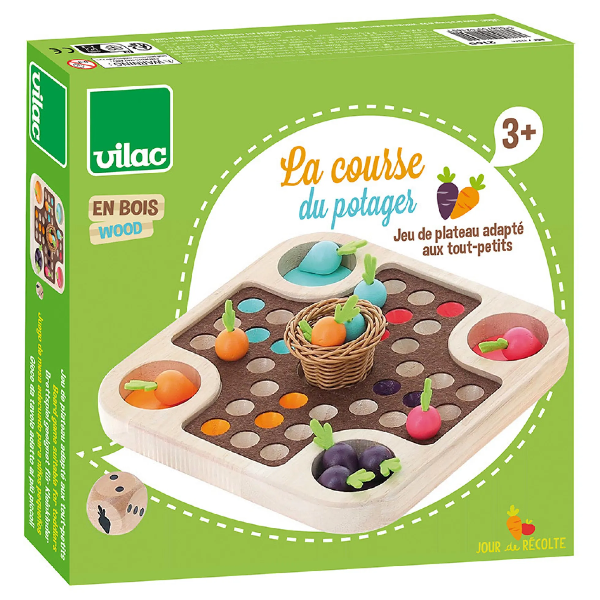 La course du potager, jeu des petits chevaux - Jour de récolte